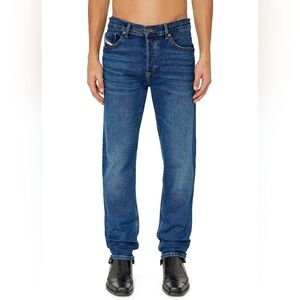 Diesel D-Fining Tapered‎ Button Fly Blue Jeans Stretch Denim Mens Size 30